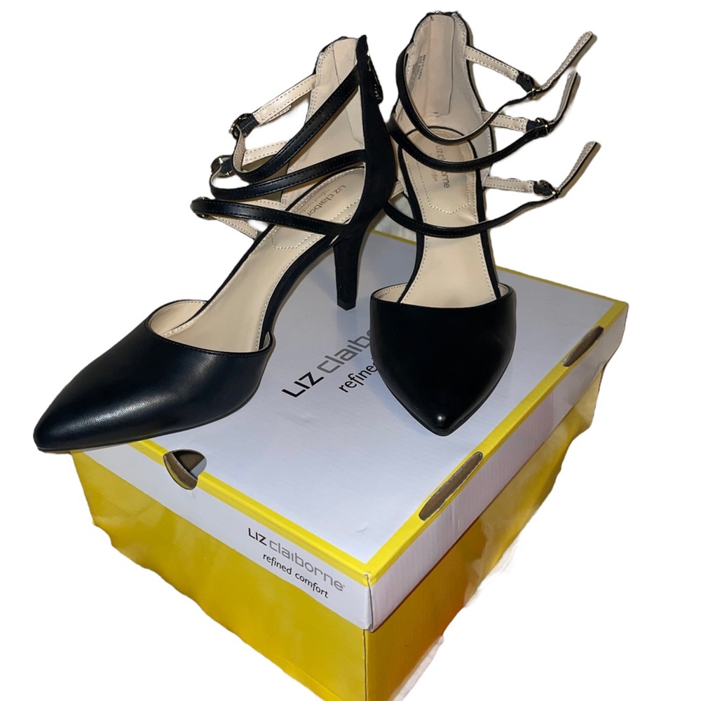 🆕 Liz Claiborne elegant shoes gala party size 8